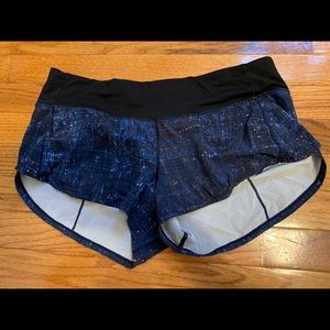 Blue Lululemon Shorts Size 6